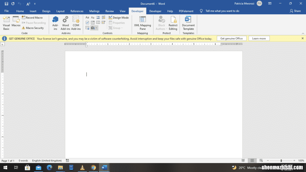 如何在Microsoft Word文档中插入框架
