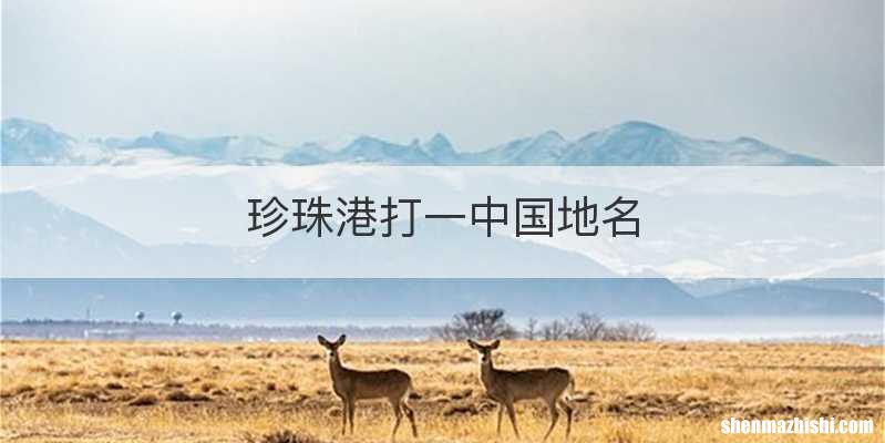 珍珠港打一中国地名