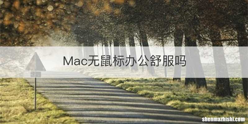 Mac无鼠标办公舒服吗