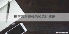 形容流利顺畅的说话的成语