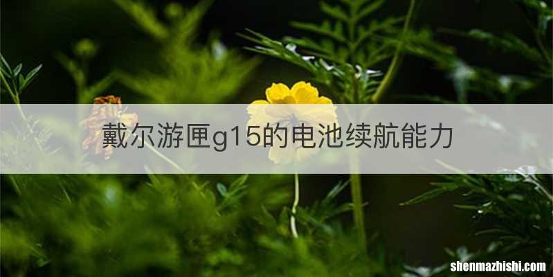 戴尔游匣g15的电池续航能力