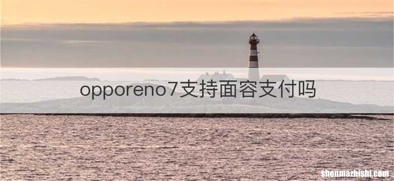 opporeno7支持面容支付吗