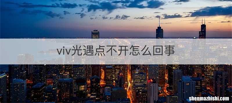 viv光遇点不开怎么回事
