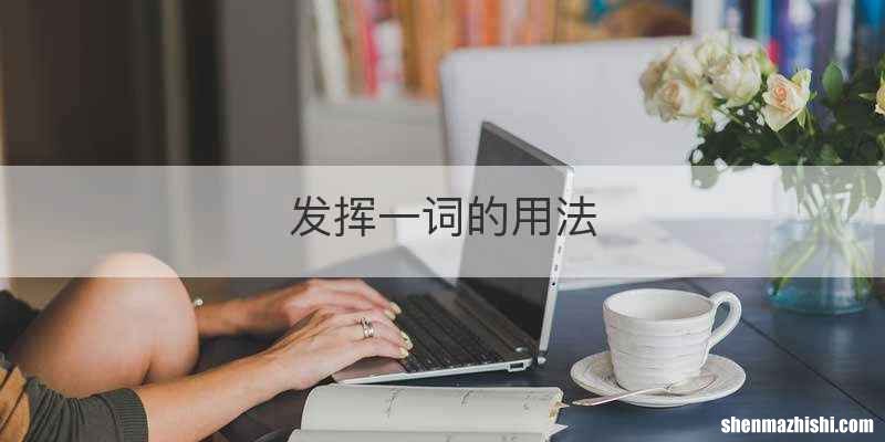 发挥一词的用法