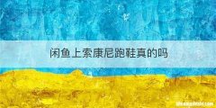 闲鱼上索康尼跑鞋真的吗