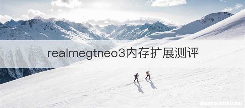 realmegtneo3内存扩展测评
