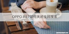 OPPO R17如何关闭全网搜索