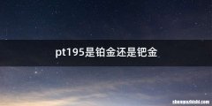 pt195是铂金还是钯金