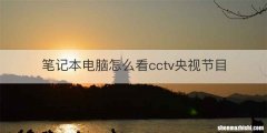 笔记本电脑怎么看cctv央视节目