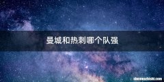 曼城和热刺哪个队强