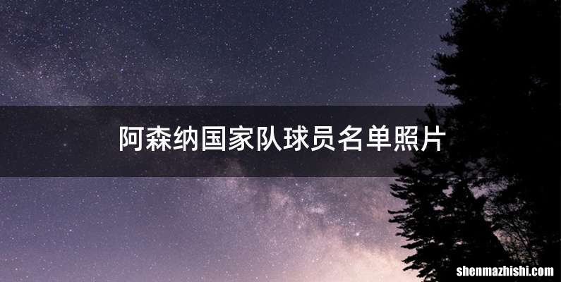 阿森纳国家队球员名单照片
