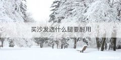 买沙发选什么腿要耐用