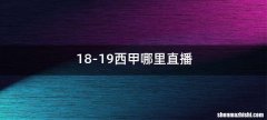 18-19西甲哪里直播