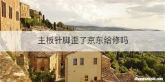 主板针脚歪了京东给修吗