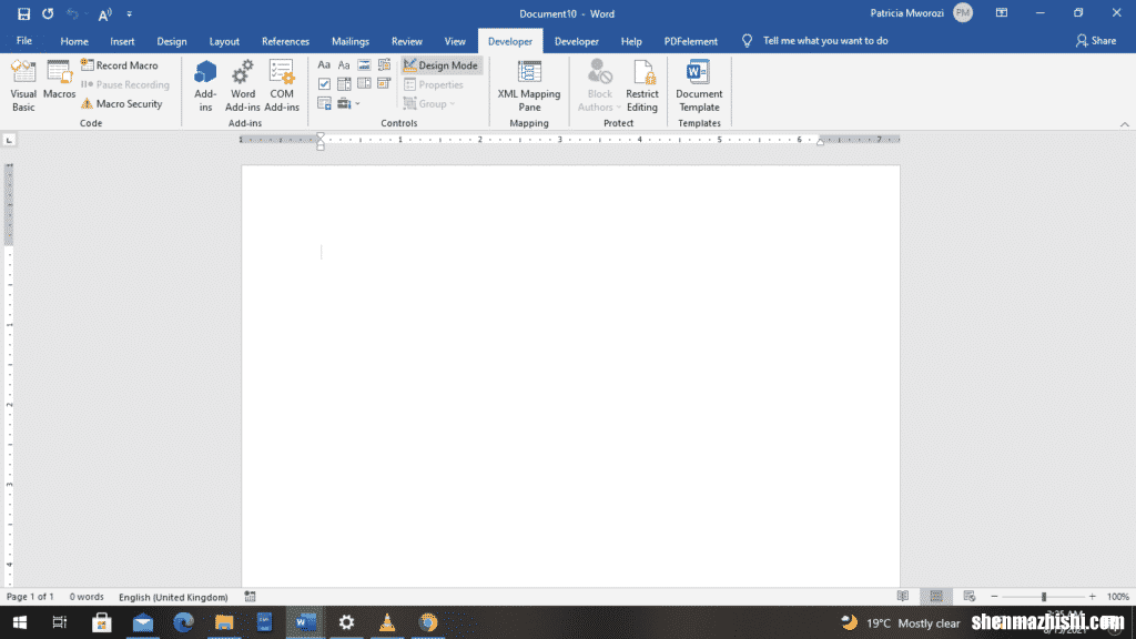如何在Microsoft Word中创建可填写的表单