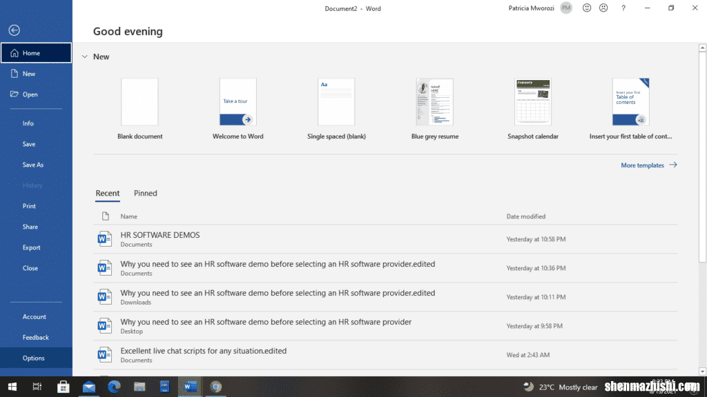 如何在Microsoft Word中创建可填写的表单