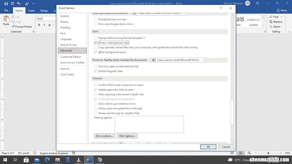 恢复Microsoft Word文档的4种简单方法