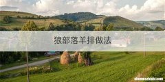 狼部落羊排做法