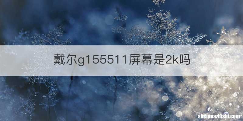 戴尔g155511屏幕是2k吗