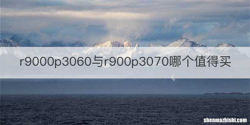 r9000p3060与r900p3070哪个值得买