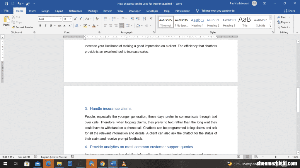 如何删除Microsoft Word文档中的多个页面