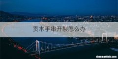 贡木手串开裂怎么办