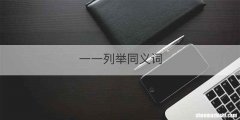 一一列举同义词