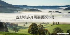 虚拟机多开需要更改ip吗
