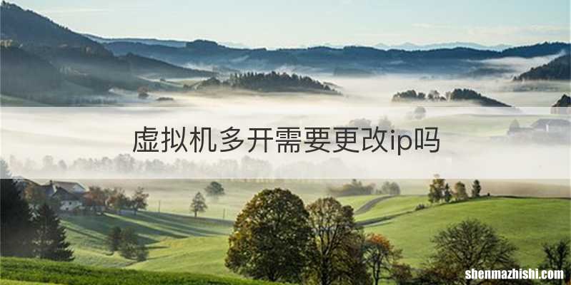 虚拟机多开需要更改ip吗