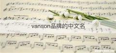vanson品牌的中文名