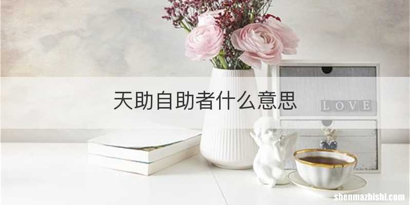 天助自助者什么意思