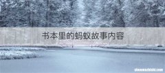 书本里的蚂蚁故事内容