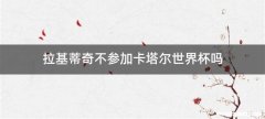 拉基蒂奇不参加卡塔尔世界杯吗
