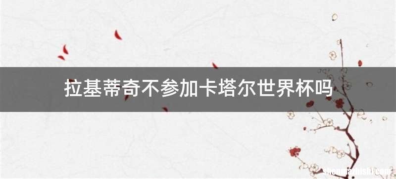 拉基蒂奇不参加卡塔尔世界杯吗