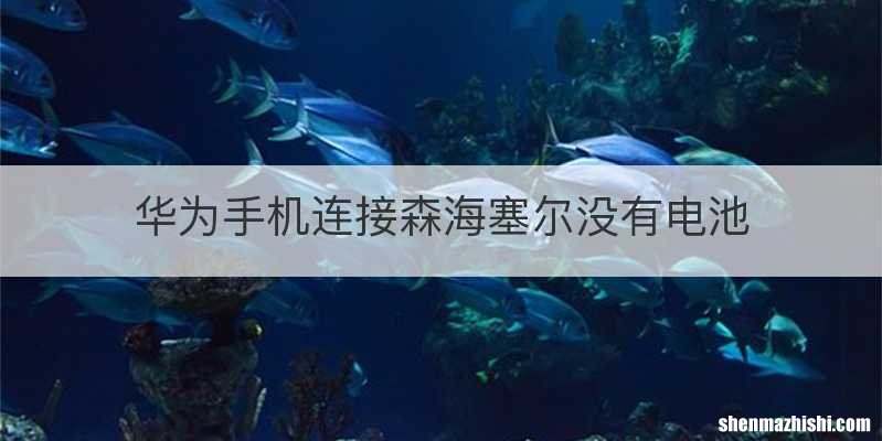 华为手机连接森海塞尔没有电池