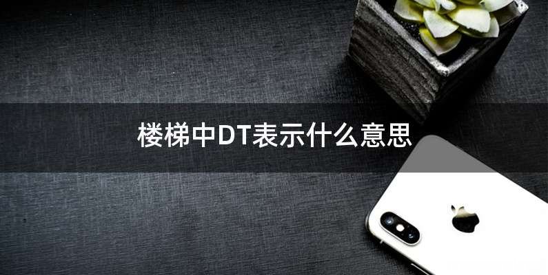 楼梯中DT表示什么意思