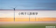 小鸭子儿歌教学