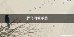 罗马问候手势