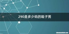 290是多少码的鞋子男