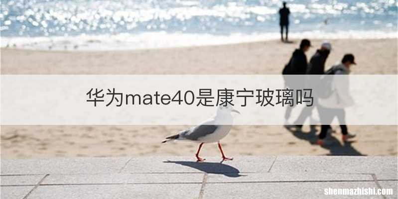 华为mate40是康宁玻璃吗