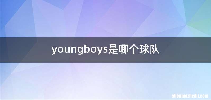 youngboys是哪个球队