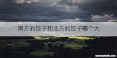 南方的饺子和北方的饺子哪个大