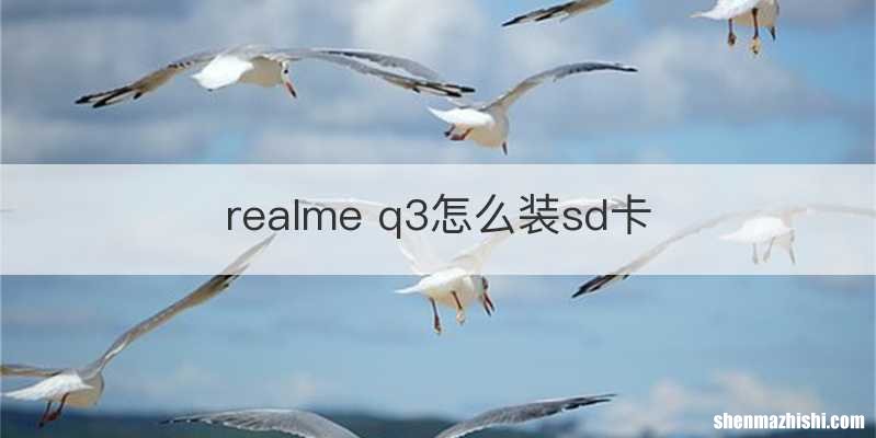 realme q3怎么装sd卡