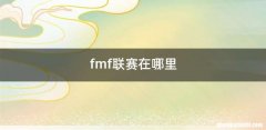 fmf联赛在哪里