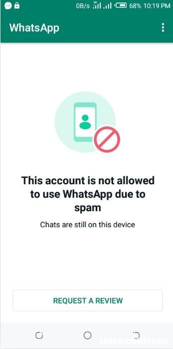 如何解决“此帐户不允许使用WhatsApp”？