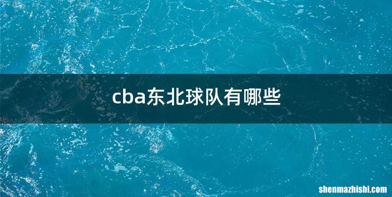 cba东北球队有哪些
