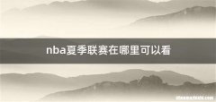 nba夏季联赛在哪里可以看
