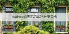 realmeq3天玑700跑分安兔兔