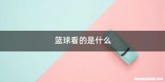 篮球看的是什么