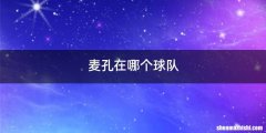 麦孔在哪个球队